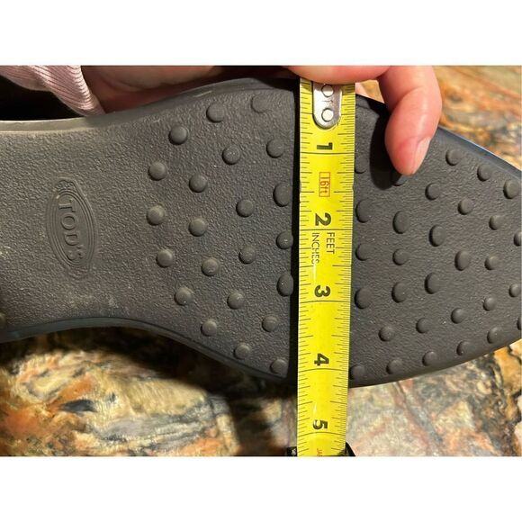 Tod’s Men’s lace up Brogues Derby shoes black size 9 Italian leather EUC sold ou - Picture 13 of 16